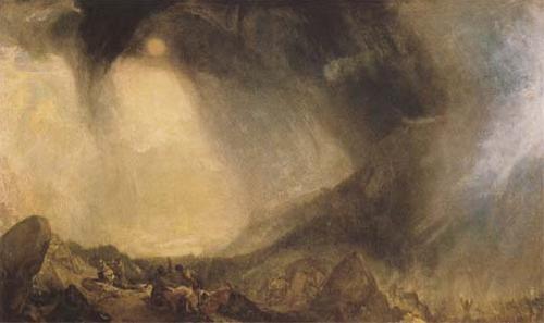 J.M.W. Turner Snow Storm Hannibal and his Army crossing the Alps (mk09) Spain oil painting art